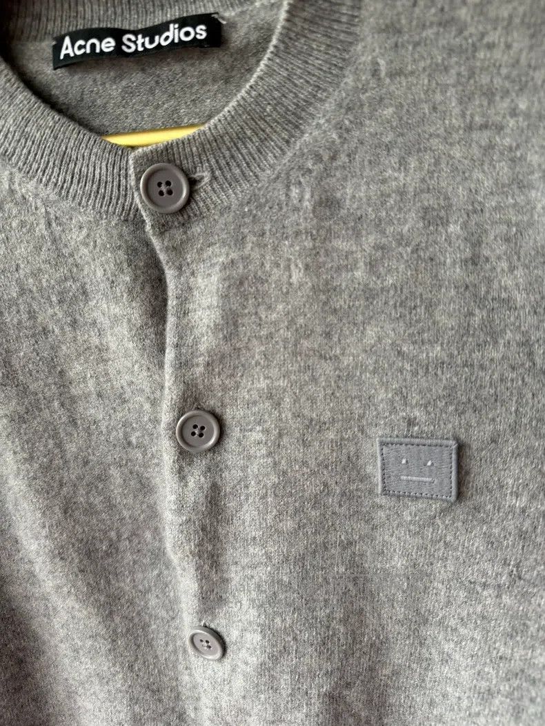 Acne Studios Acne Studios Smiley wool cardigan Size S / US 4 / IT 40 - 3 Thumbnail