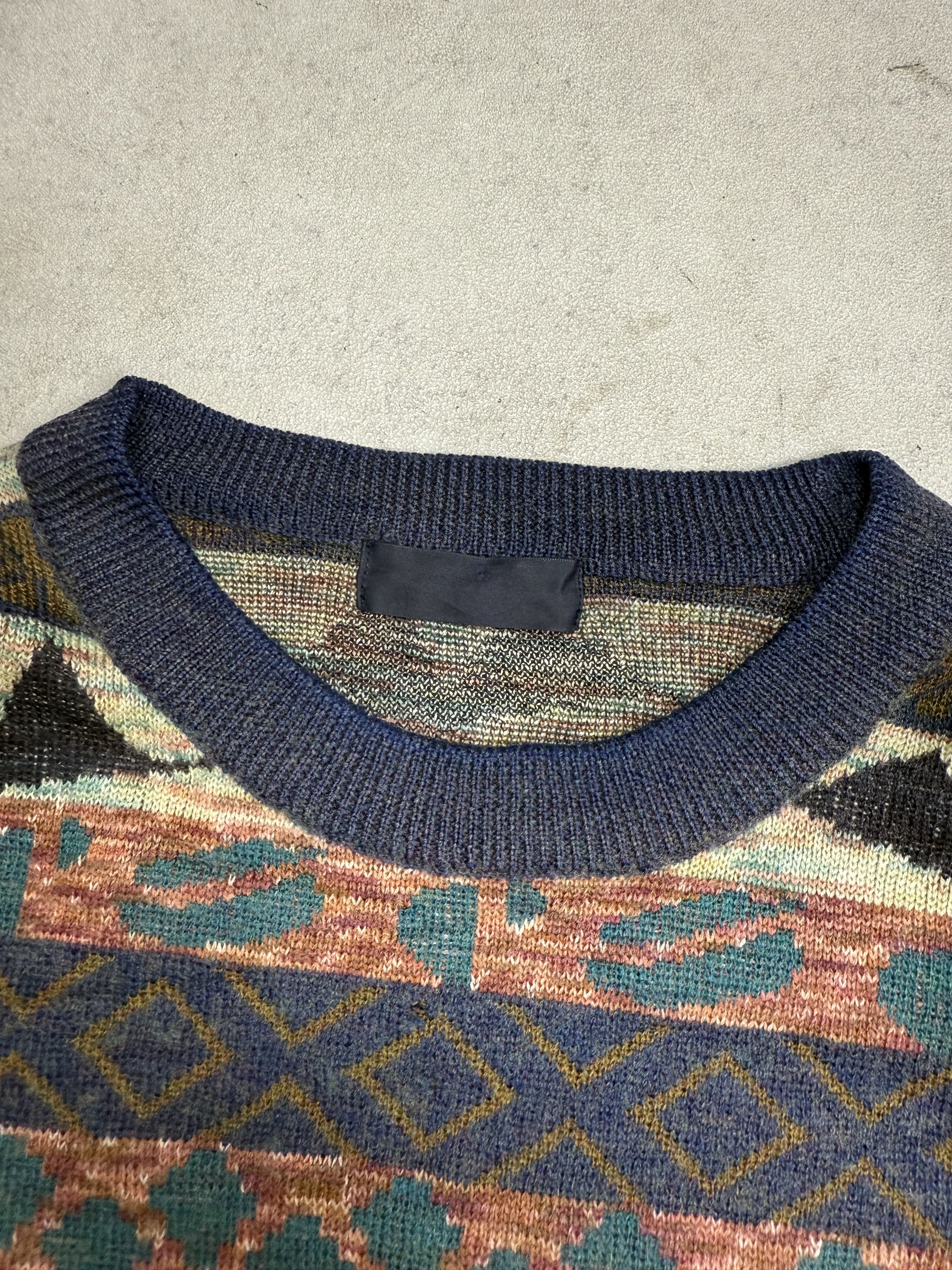 Vintage Vintage Classic Nordic Fair Isle Knit Sweater 3D Size US M / EU 48-50 / 2 - 6 Thumbnail