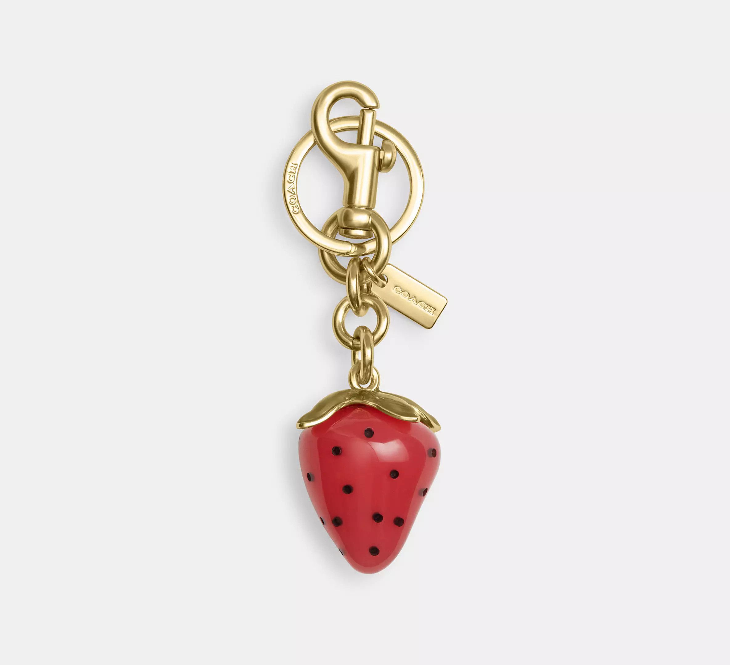 Coach Coach X Observed By Us Strawberry Bag Charm CU308 Size ONE SIZE - 3 Thumbnail