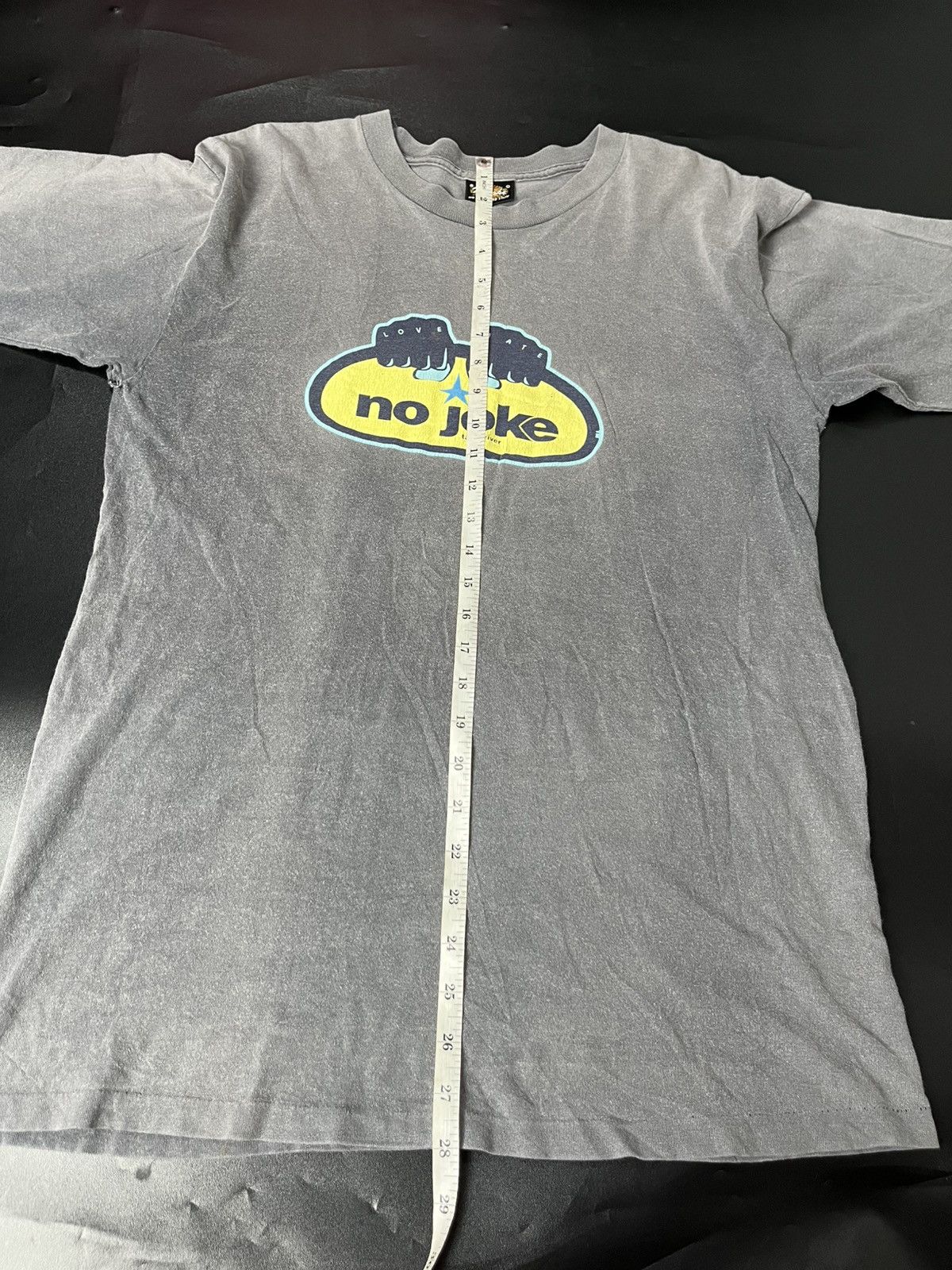 Thrasher × Vintage No Joke Skateboards Hate Love Faded Size US M / EU 48-50 / 2 - 8 Thumbnail