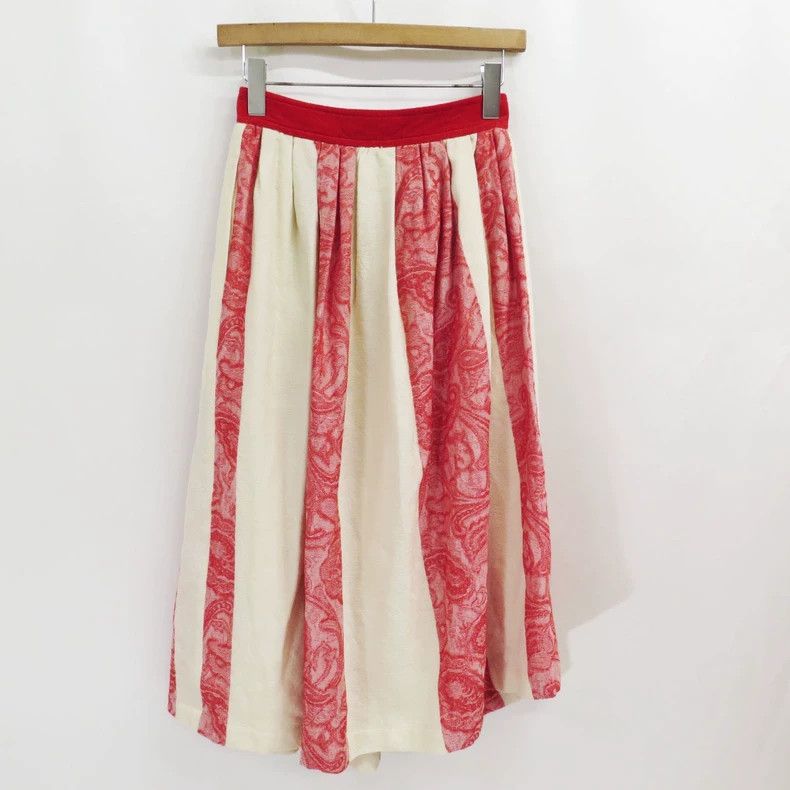 Comme des Garcons Comme des Garcons size M Wool jacquard striped skirt Size 23" - 5 Thumbnail