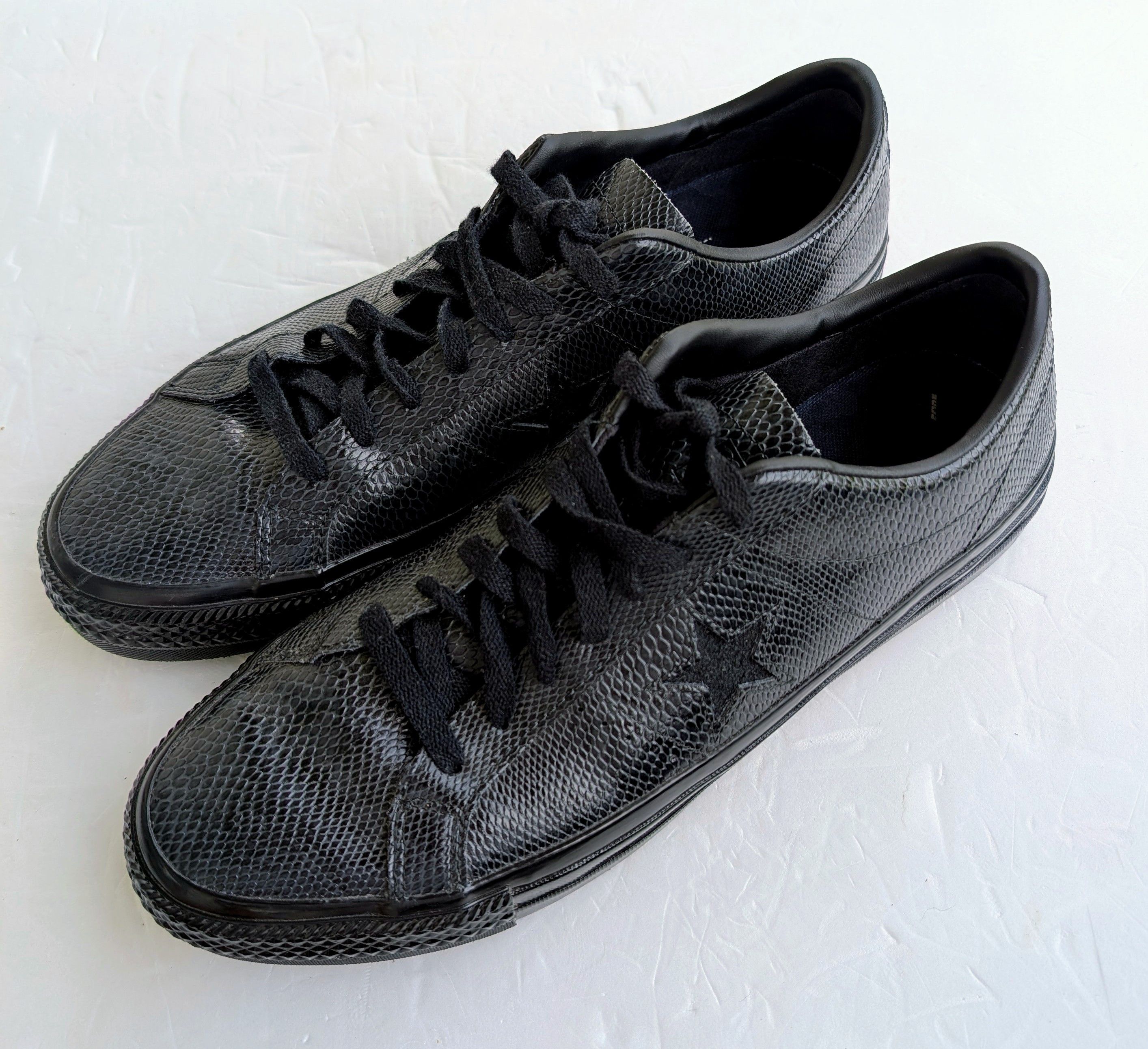 Converse Converse Jamie Platt One Star Pro Size 12 Black Snakeskin Size US 12 / EU 45 - 3 Thumbnail