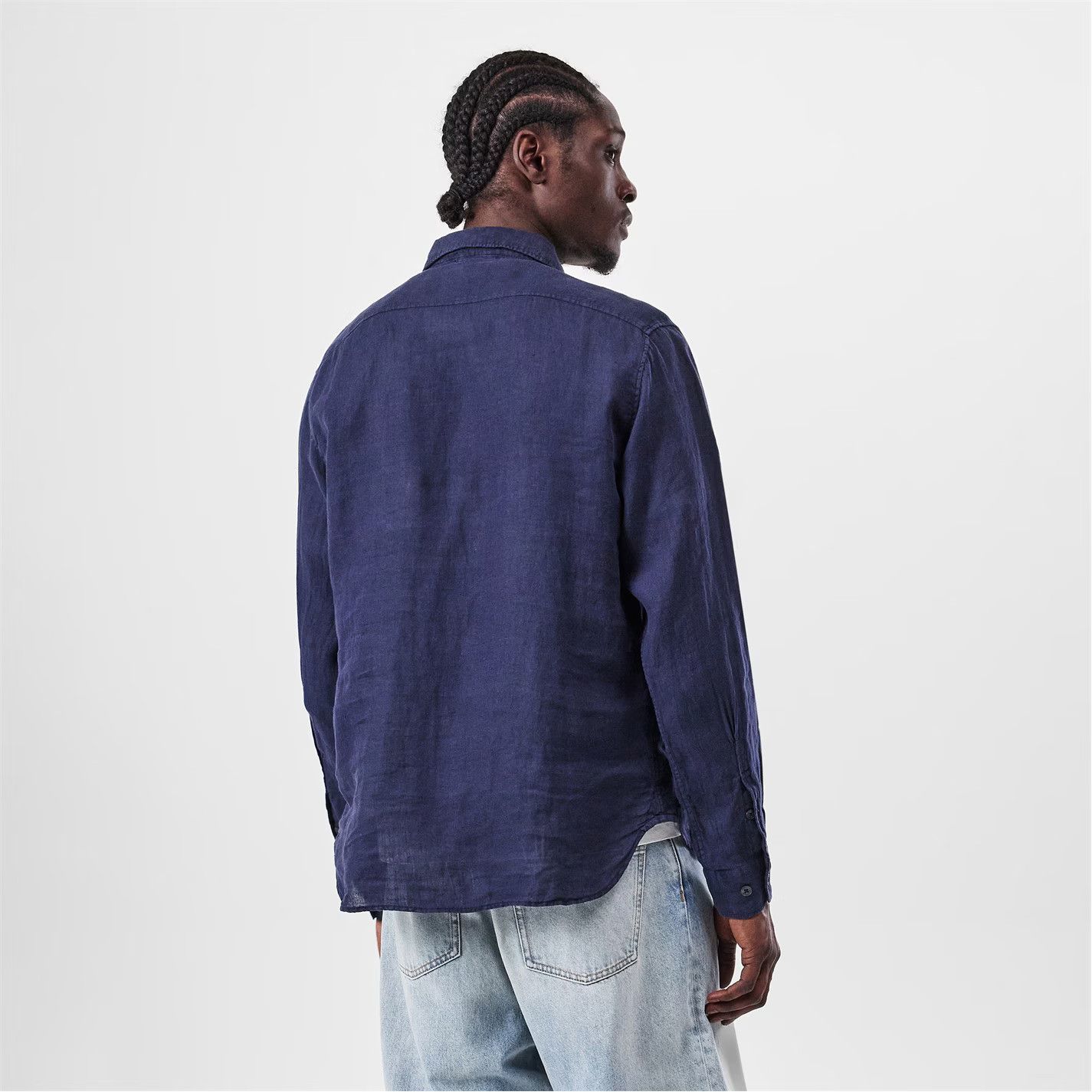C.P. Company o1g2r1mq0426 Long Sleeve Shirt in Blue Size US S / EU 44-46 / 1 - 3 Thumbnail