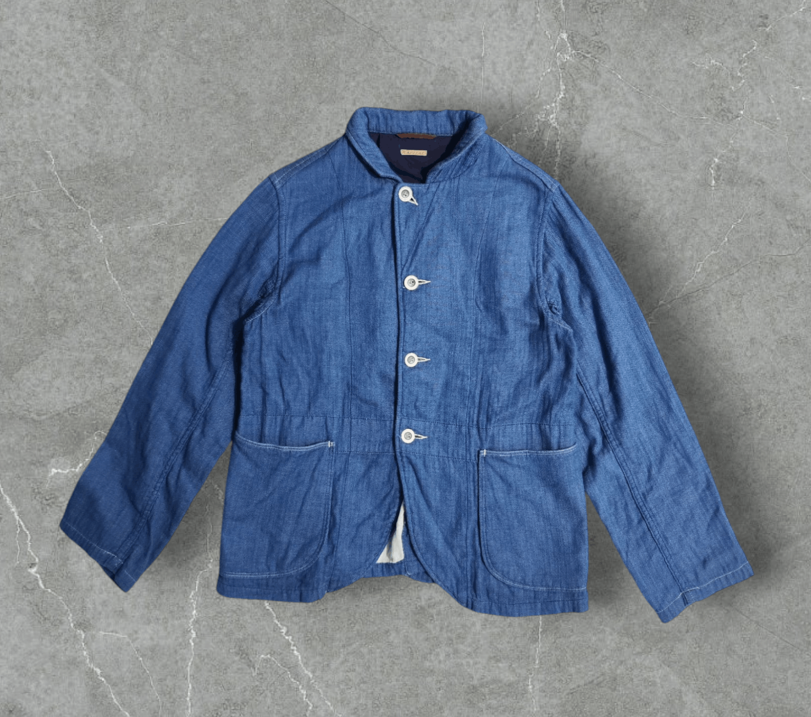 Kapital Kapital Breasted Sailor Indigo Denim Jacket Size US S / EU 44-46 / 1 - 1 Thumbnail
