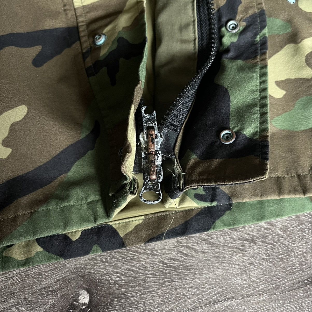 Vintage Vintage 1990s US Military Army Cold Weather Camo Print Parka Size US M / EU 48-50 / 2 - 15 Thumbnail