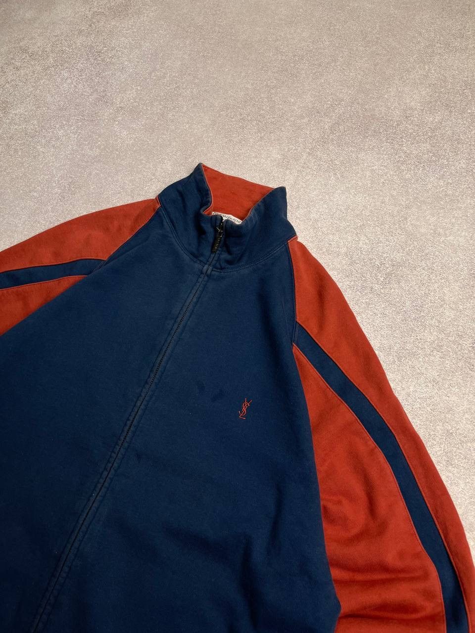 Vintage × Yves Saint Laurent VINTAGE YSL YVES SAINT LAURENT COTTON ZIP JACKET L Size US L / EU 52-54 / 3 - 2 Thumbnail