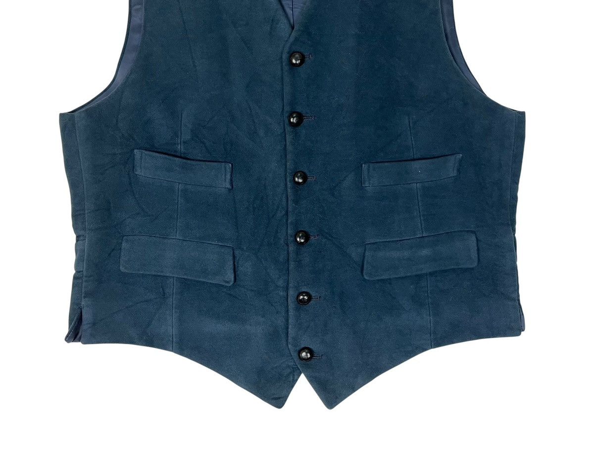 Japanese Brand × Margaret Howell Margarett Howell England Navy Blue Button Vest Size US L / EU 52-54 / 3 - 7 Thumbnail