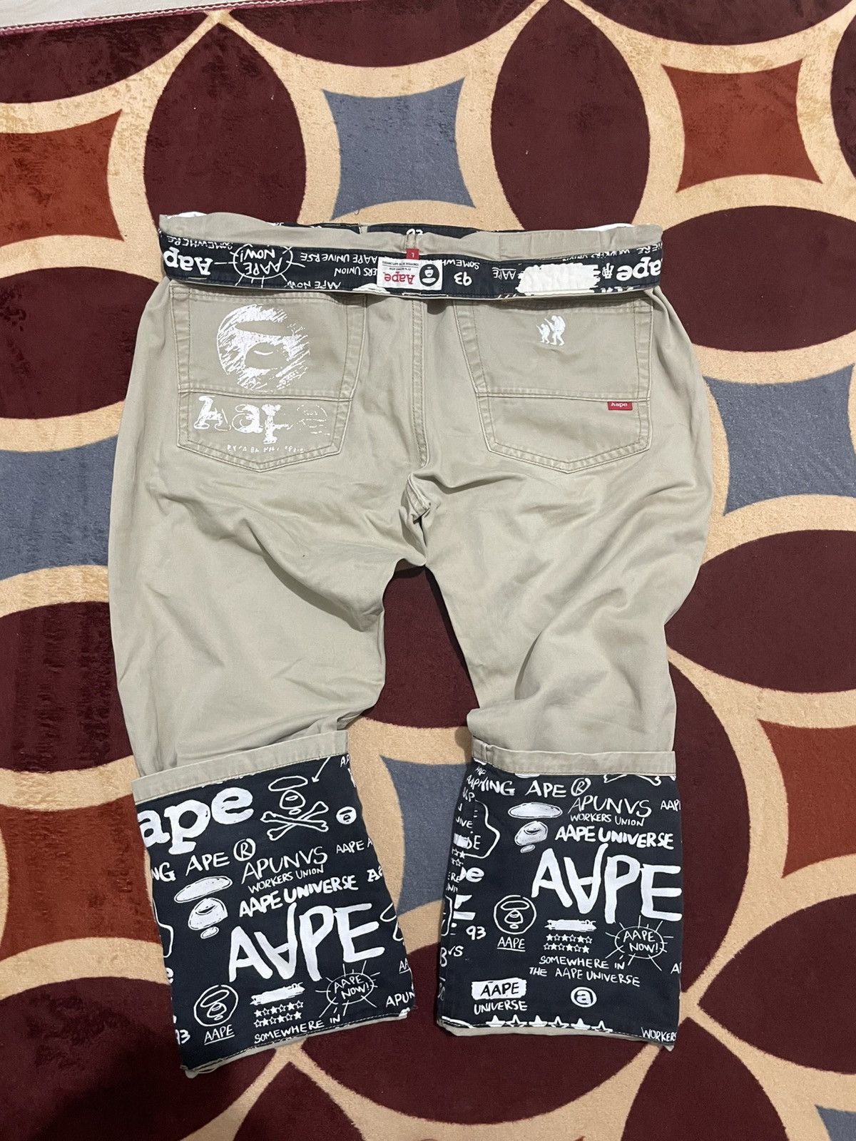 Aape CRAZY Aape chinos AOP Size US 35 - 6 Thumbnail