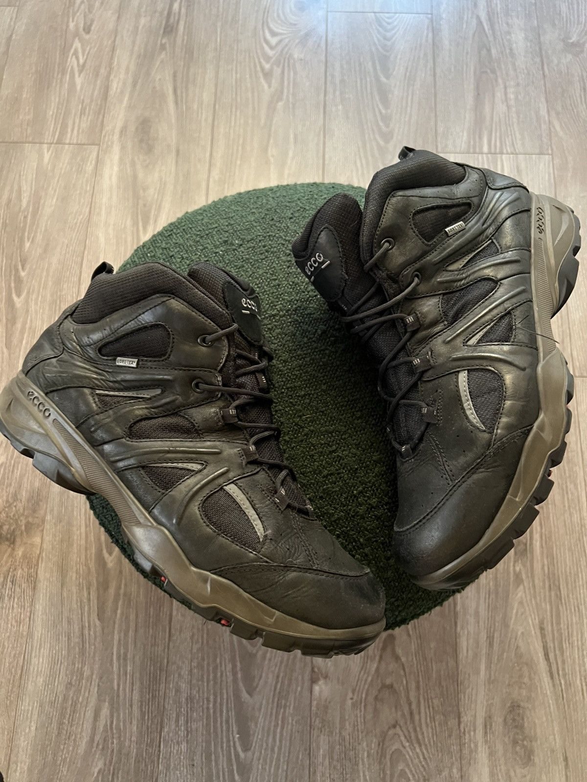 Ecco × Goretex ‼️Ecco Leather Gore-Tex GTX Waterproof Leather High Boots‼️ Size US 14 / EU 47 - 7 Thumbnail