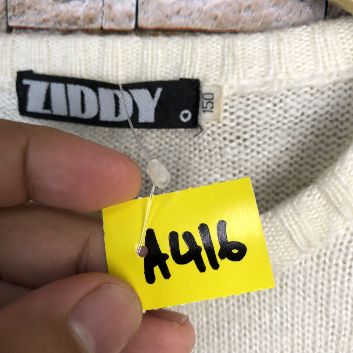 Homespun Knitwear × Japanese Brand Ziddy White Knitwear vintage #A416 Size M / US 6-8 / IT 42-44 - 11 Thumbnail