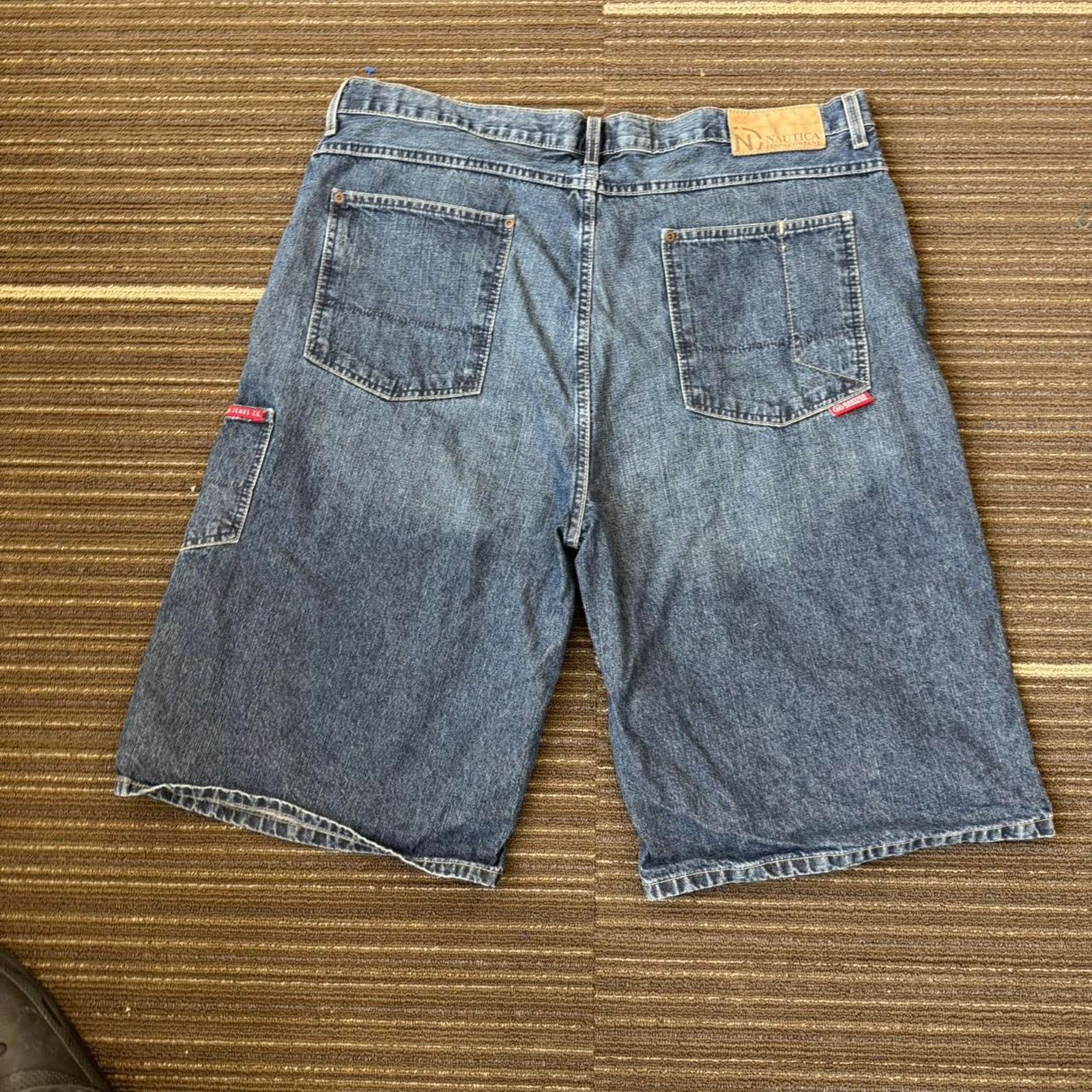Nautica Vintage 90s y2k Nautica Denim Jeans Baggy blue denim shorts Size US 40 / EU 56 - 1 Thumbnail