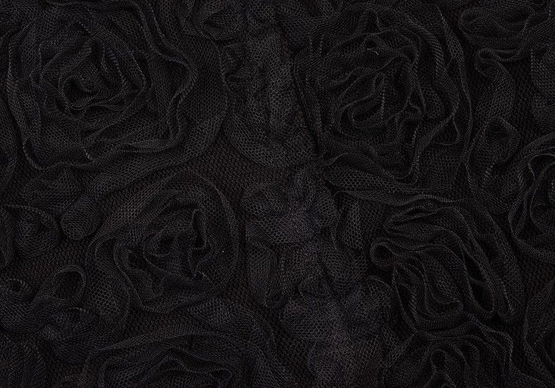 Comme des Garcons Comme Des Garcons Black Retro Rose Flower Design Top Size M / US 6-8 / IT 42-44 - 7 Thumbnail