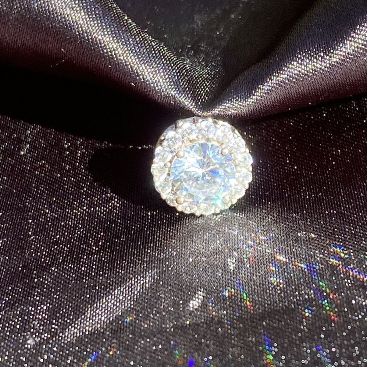 Other 💎 Vintage Sun BR ( Sun Diamond ) Rhodium Pendant diamond💎 Size ONE SIZE - 2 Thumbnail
