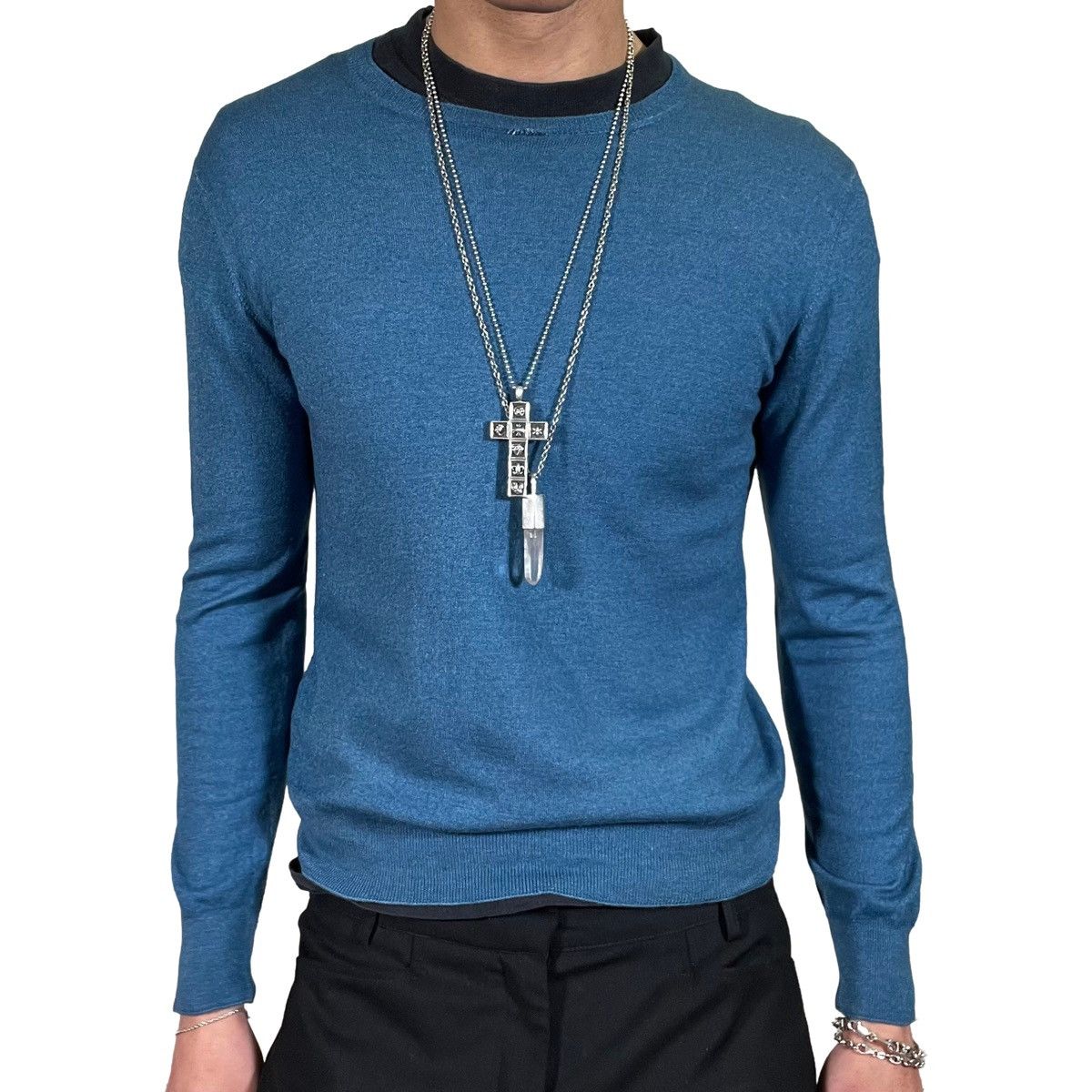 Prada Prada Wool Sweatshirt Size US M / EU 48-50 / 2 - 1 Thumbnail