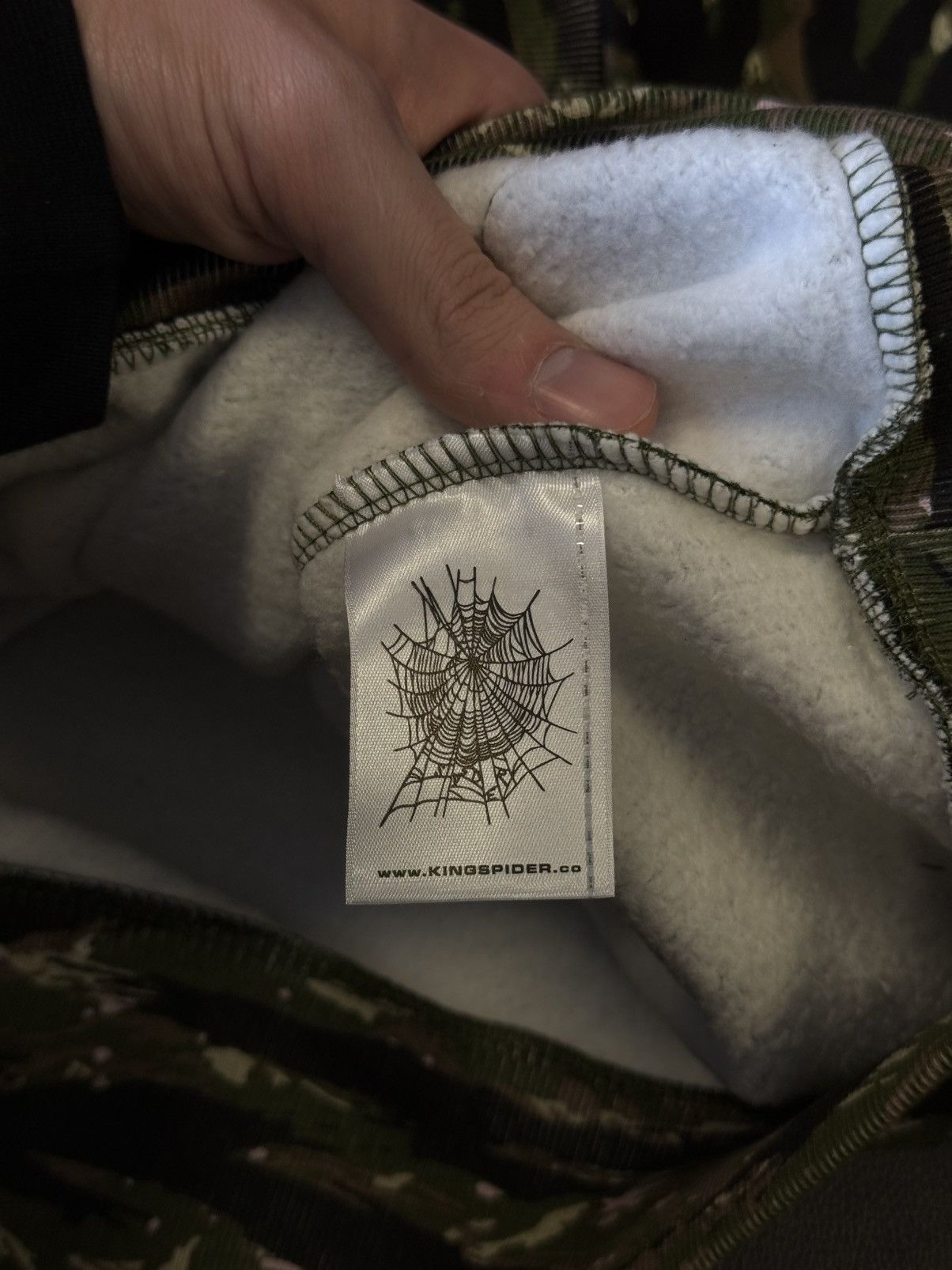 Sp5der Sp5der Worldwide Green Camo Hoodie Size L (NEW) Size US L / EU 52-54 / 3 - 8 Thumbnail