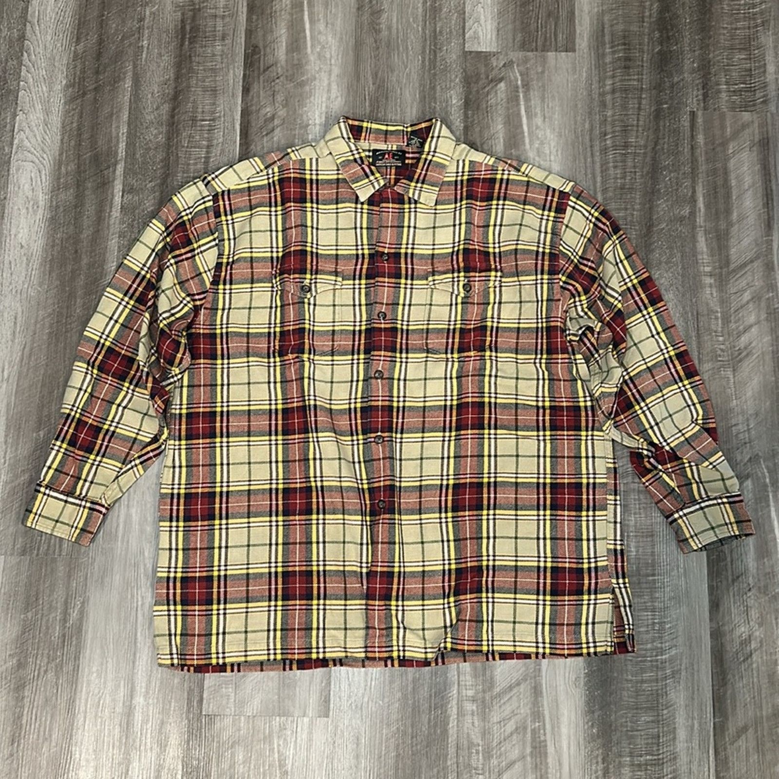 American Eagle Outfitters American Eagle Flannel Long Sleeve Button Down - XL Size US XL / EU 56 / 4 - 2 Thumbnail