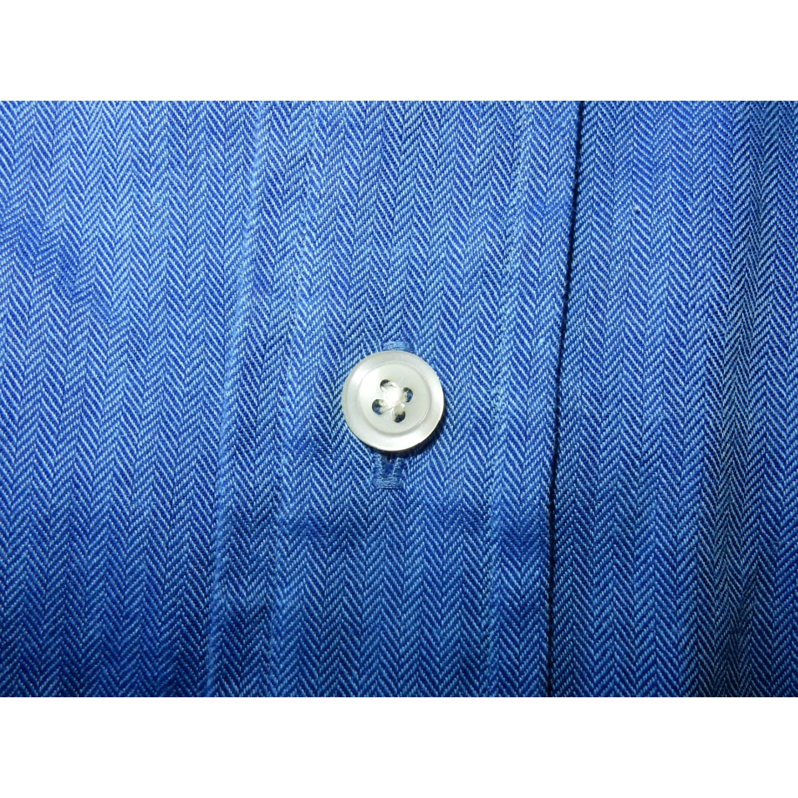 Tommy Hilfiger Tommy Hilfiger Dress Shirt Men 16.5-32/33 Blue Long Sleeve 16.5 16.5-32/33 Mens Shirt Dress Shirt Blue 90s? Size 42R - 2 Thumbnail