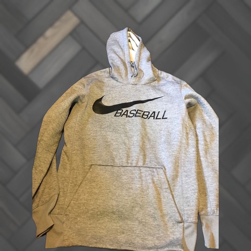 Nike Nike Baseball Hooded Sweatshirts DRI-FIT BQ6456-063 Dark Gray S Mens Size US S / EU 44-46 / 1 - 1 Thumbnail