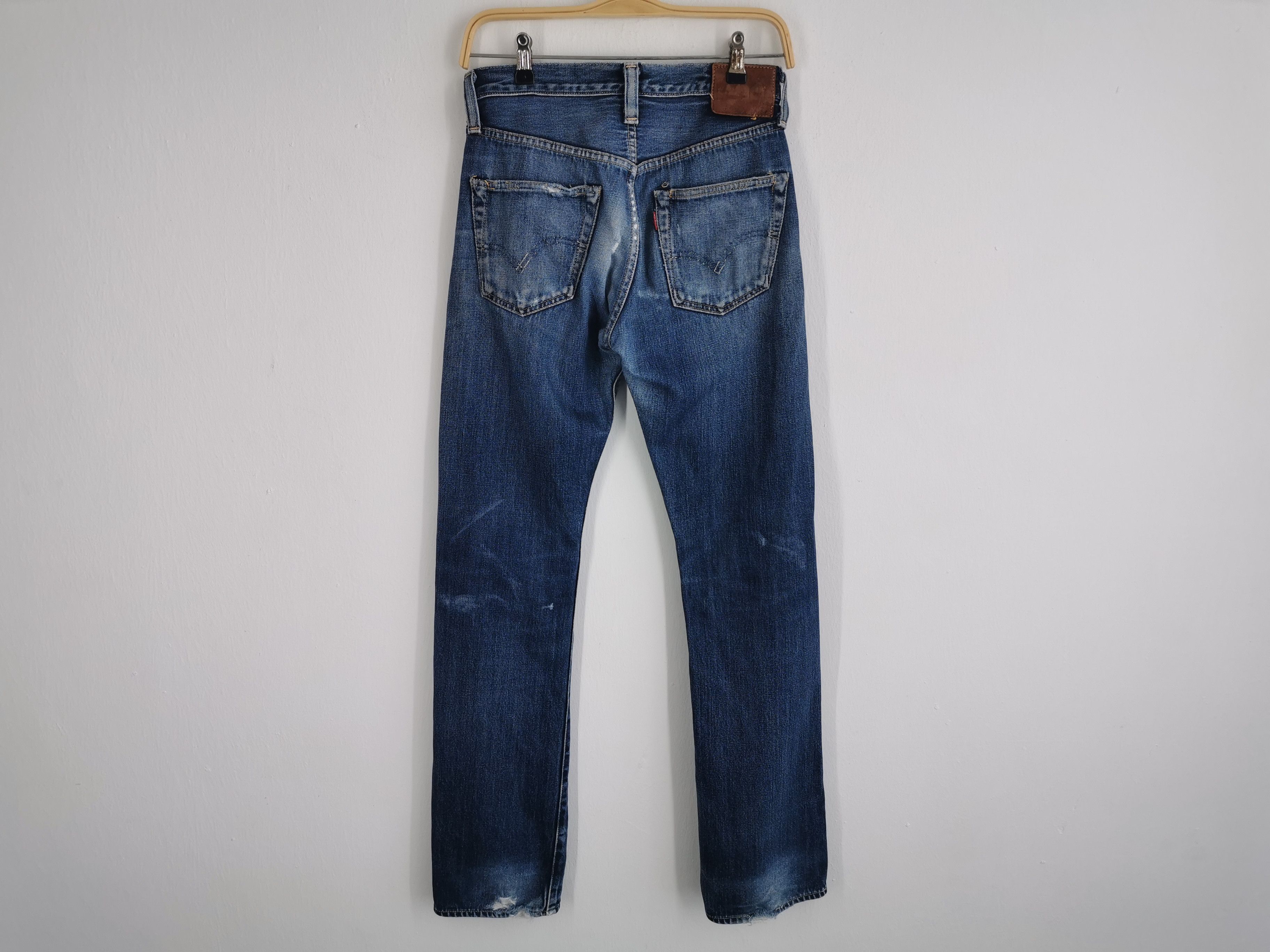 Levi's Distressed Vintage 90s Levis Lot 501 Big E Selvedge Denim Size US 29 - 3 Thumbnail