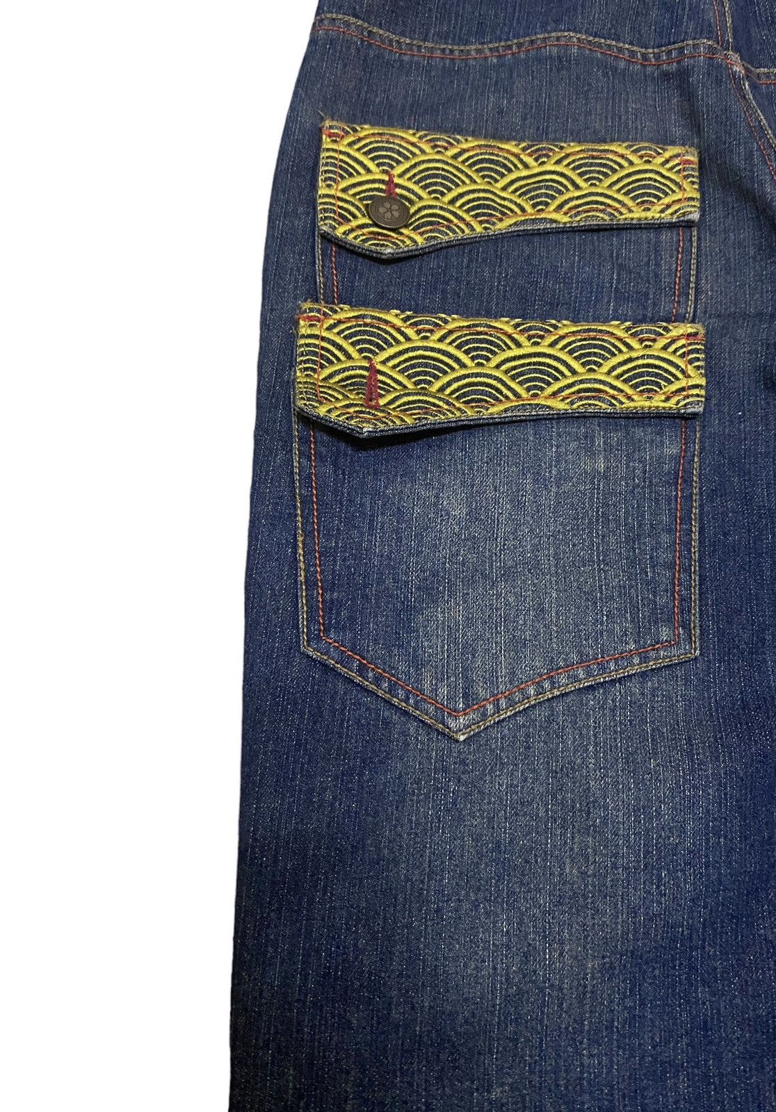 Japanese Brand × Vintage Very Rare Vintage The Japanese Tradition Sukajan Jeans 1990s Size US 32 / EU 48 - 5 Thumbnail