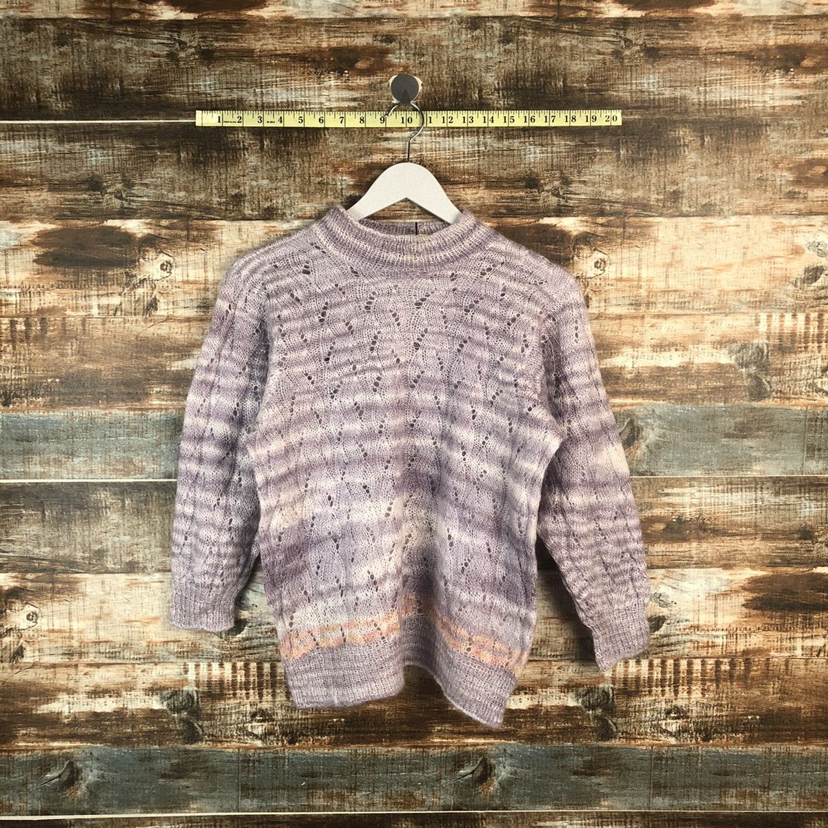 Homespun Knitwear × Japanese Brand Japanese Brand vintage Purple Knitwear #A2277 Size S / US 4 / IT 40 - 1 Thumbnail