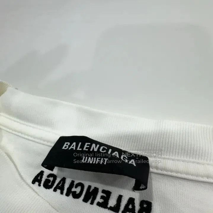 Balenciaga Balenciaga Men's White Short Sleeve T. Size US XS / EU 42 / 0 - 2 Thumbnail
