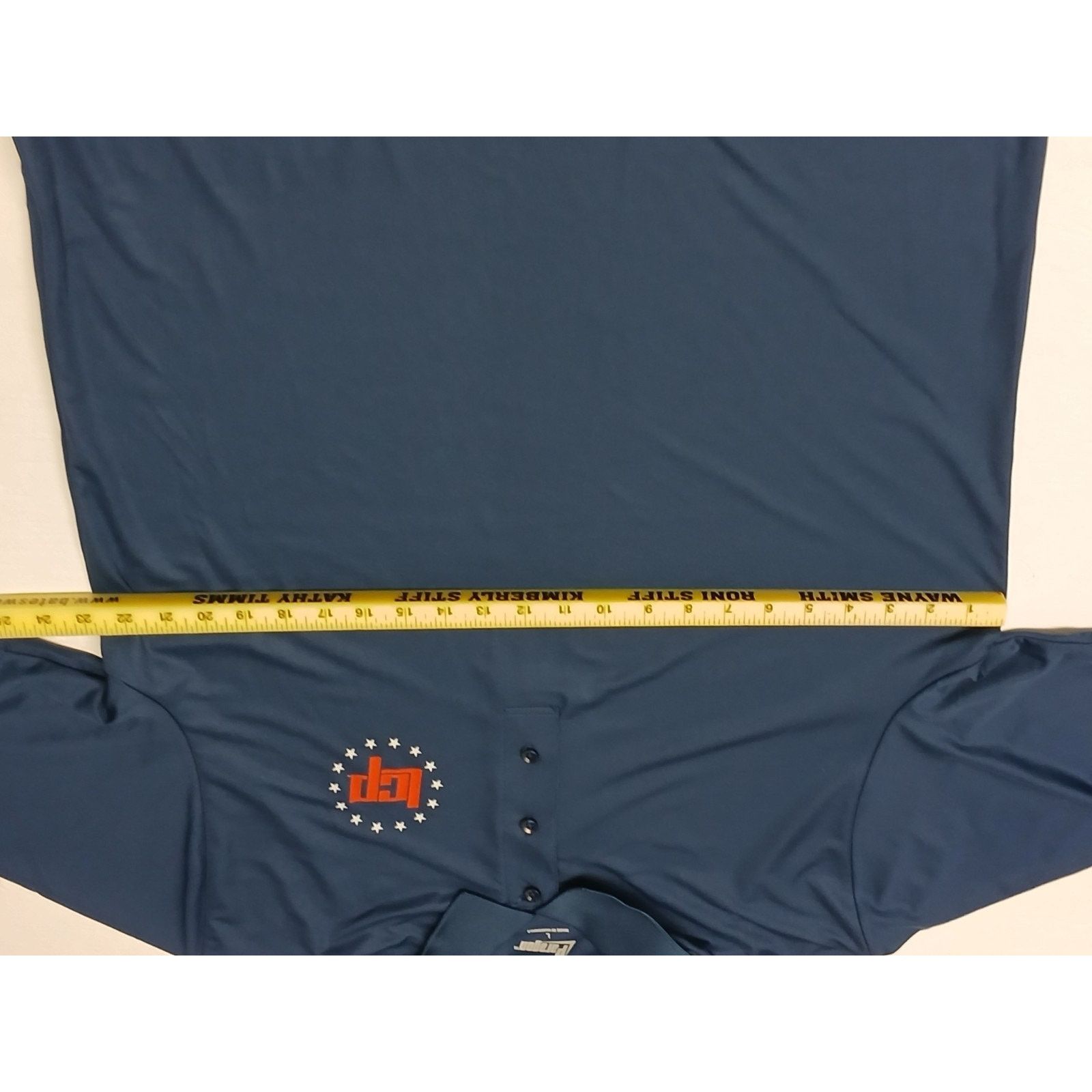 Other Paragon Navy Blue Large Dri-Fit Dress Collar Button Shirt Size US L / EU 52-54 / 3 - 4 Thumbnail