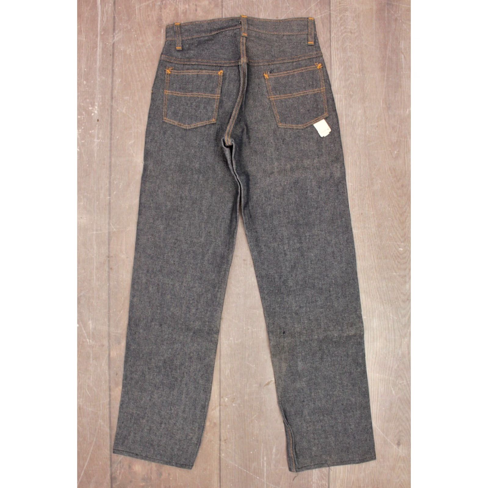 Vintage VTG 1960s NOS Denim Jeans Sz 26x29 Blue 60s Cotton Shirt? Size US 26 / EU 42 - 3 Thumbnail