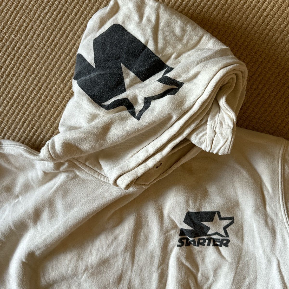 Starter × Vintage Vintage White Starter Hoodie Size US L / EU 52-54 / 3 - 2 Thumbnail