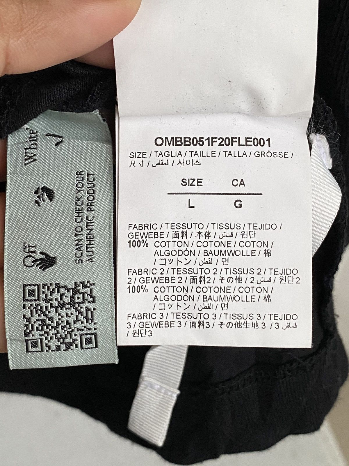 Off-White Off-White Virgil Abloh Hoodie Double Layer Connected T-Shirt Size US L / EU 52-54 / 3 - 8 Thumbnail