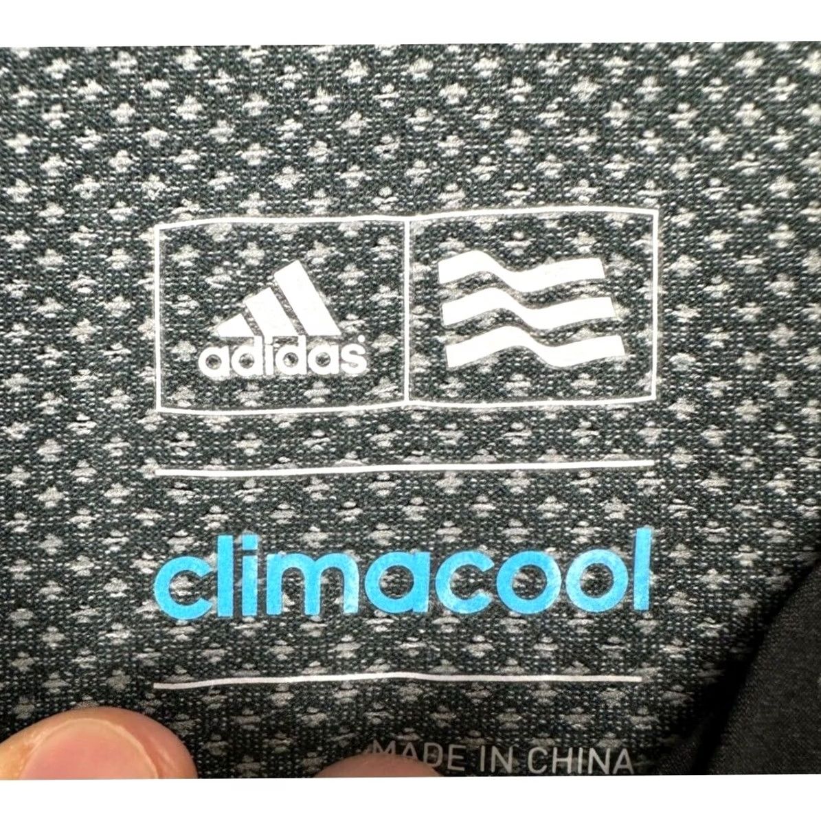Adidas Adidas Polo Shirt Mens L Grey Black Geometric ClimaCool Golf Performance EUC Size US L / EU 52-54 / 3 - 4 Thumbnail