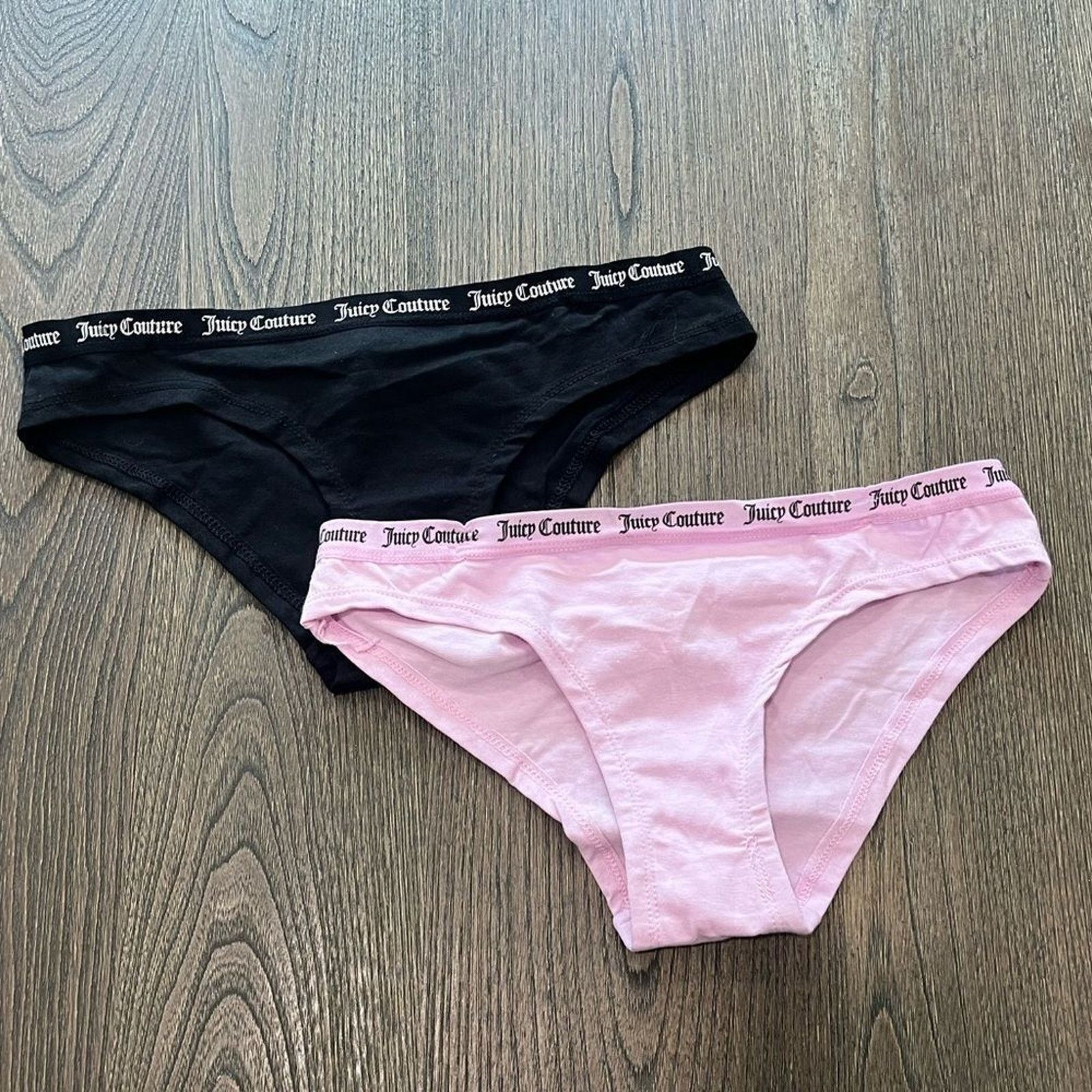 Juicy Couture NWOT 2PK Juicy Couture Panties Briefs Cotton Size S Size ONE SIZE - 1 Thumbnail