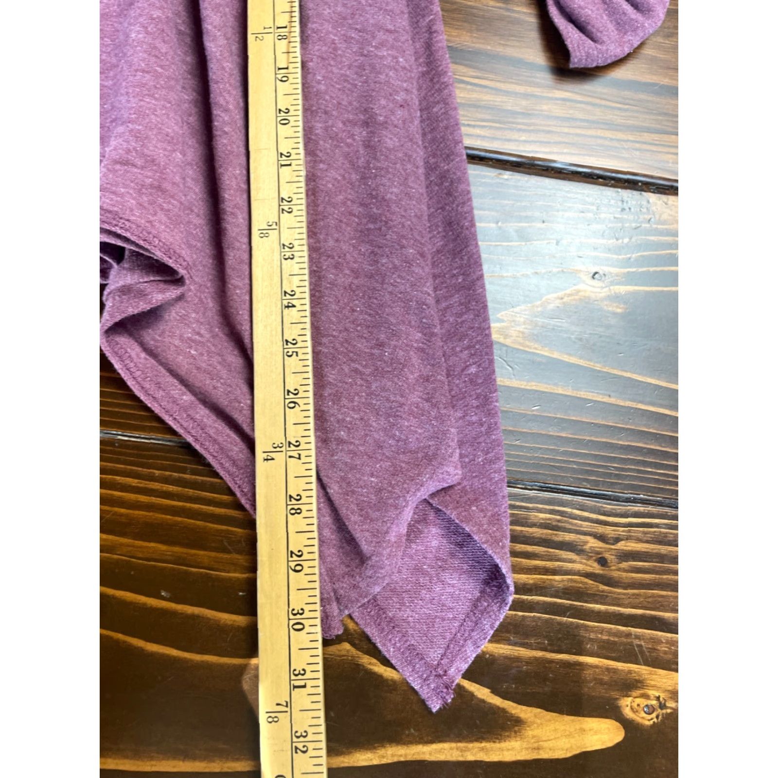 Vintage She + Sky Sweater Womens Size Small Burgundy Asymmetrical Cowl Neck Pullover Size S / US 4 / IT 40 - 5 Thumbnail