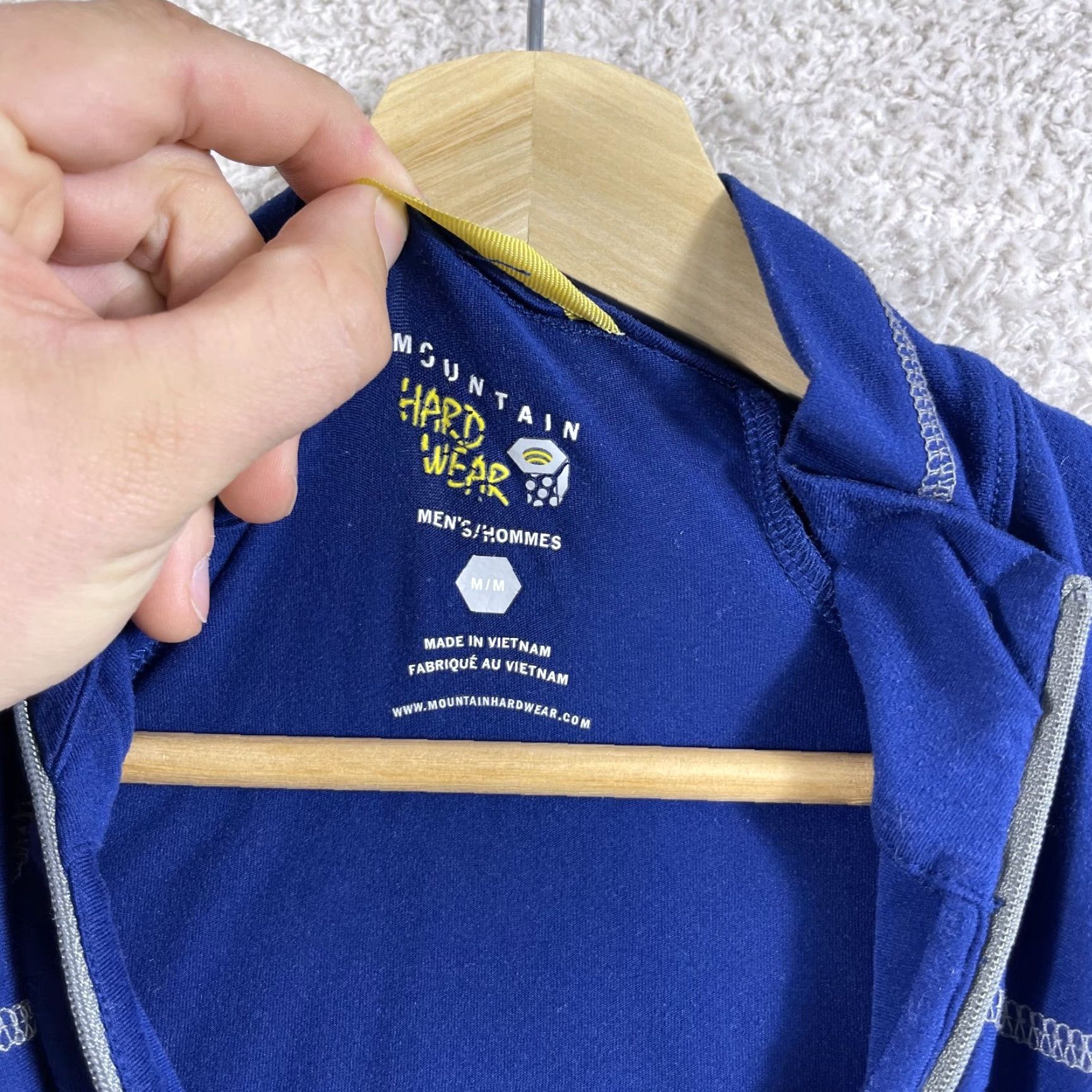 Mountain Hardwear Mountain Hardwear 1/4 Zip Pullover Mens Medium Blue Hiking Performance Stretch Shirt Size US M / EU 48-50 / 2 - 3 Thumbnail