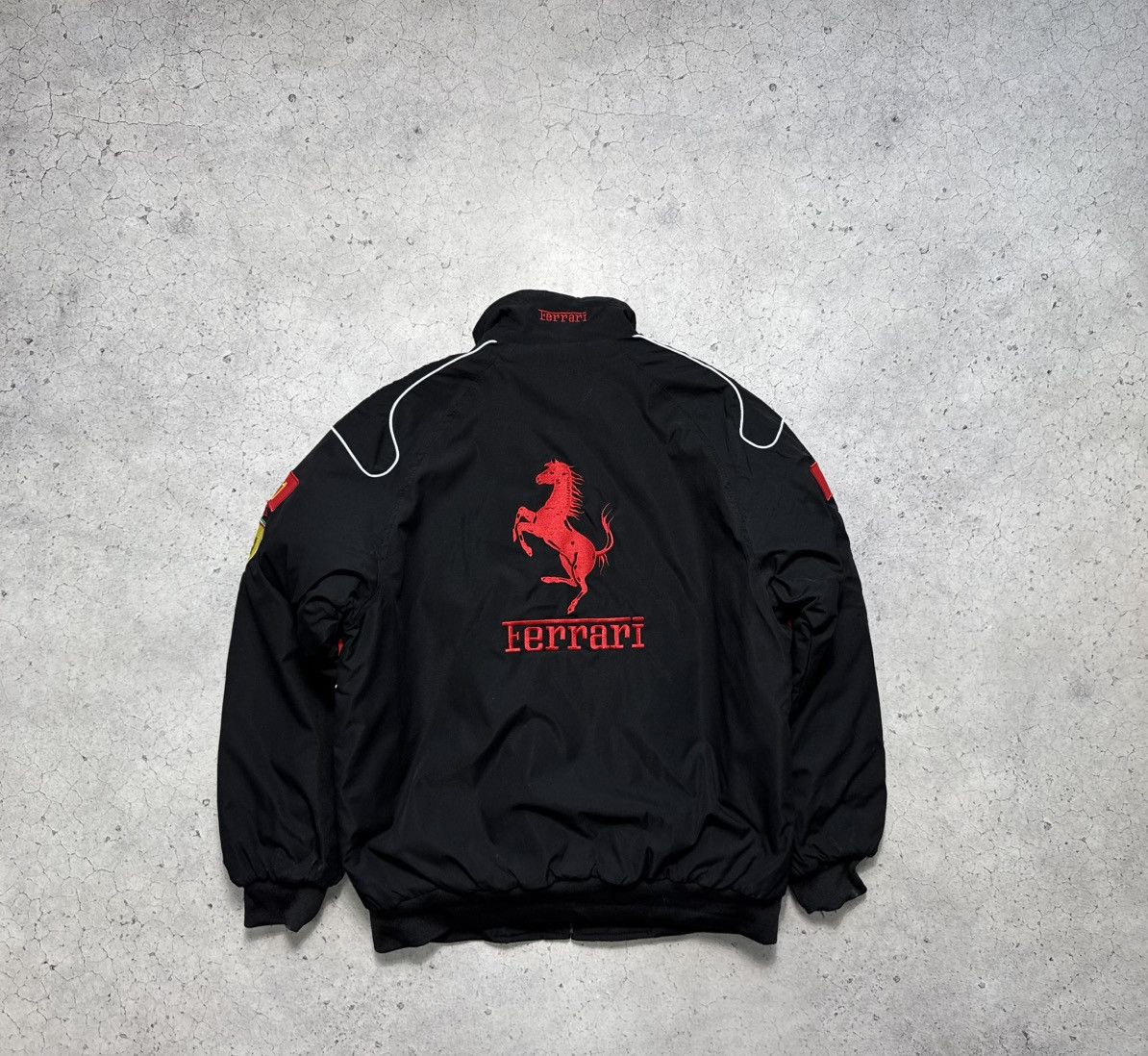 Ferrari Ferrari F1 Racing Bomber Jacket Hype Rare Big Logo Vintage Size US XL / EU 56 / 4 - 2 Thumbnail