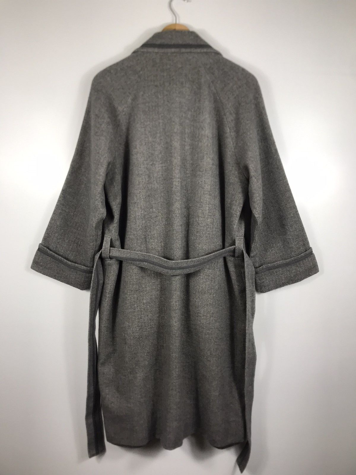 Pierre Balmain ⚡️Vintage Pierre Balmain Herringbone Bathrobe House Coat Size US M / EU 48-50 / 2 - 14 Thumbnail