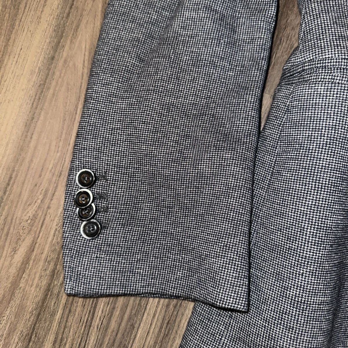Massimo Dutti Massimo Dutti Hooded Blazer Men’s Navy & Grey Size M-L 42 Size 42S - 3 Thumbnail