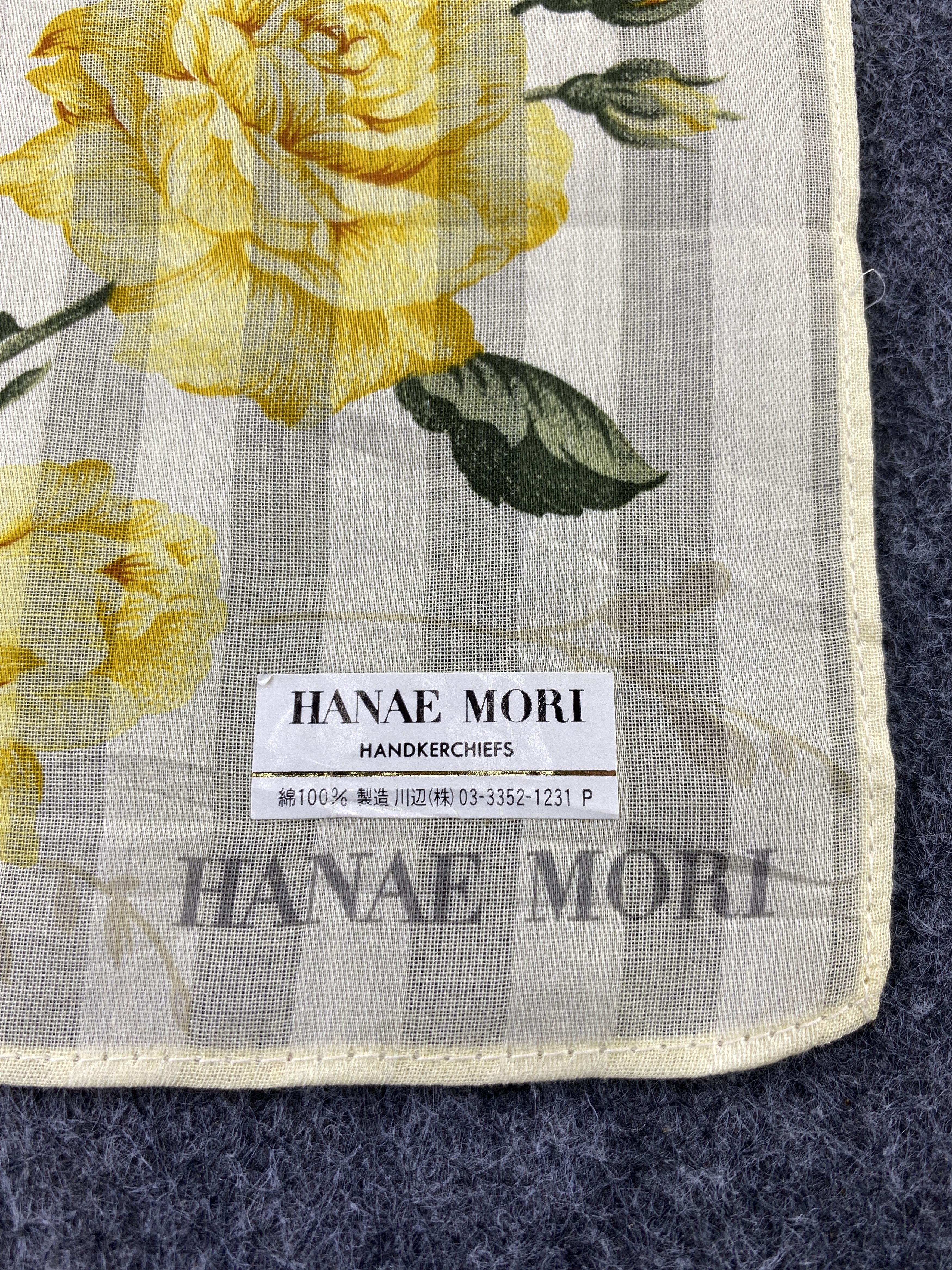 Hanae Mori × Vintage Hanae Mori Handkerchief / Bandana / Neckerchief-B156 Size ONE SIZE - 5 Thumbnail