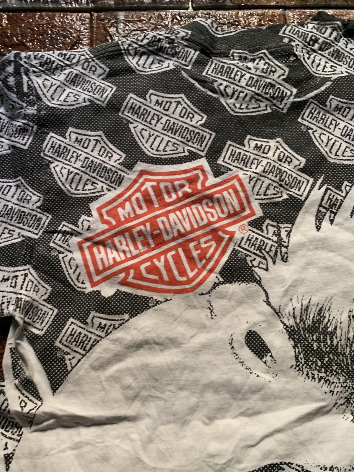 Harley Davidson Vintage harley davidson full printed tshirt Size US L / EU 52-54 / 3 - 7 Thumbnail