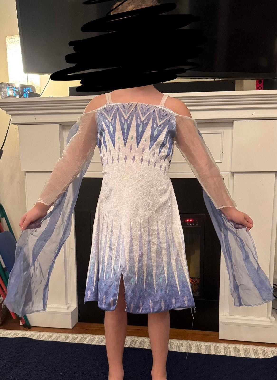 Disney Disney Frozen 2 Elsa Dress, fits 4-6x Size ONE SIZE - 1 Thumbnail