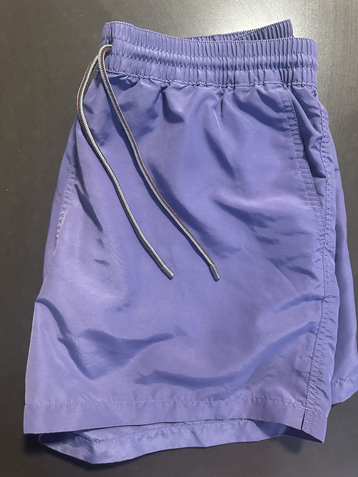 Paul Stuart Size L Purple Swim Trunk w/ multi color string Size US 34 / EU 50 - 1 Thumbnail