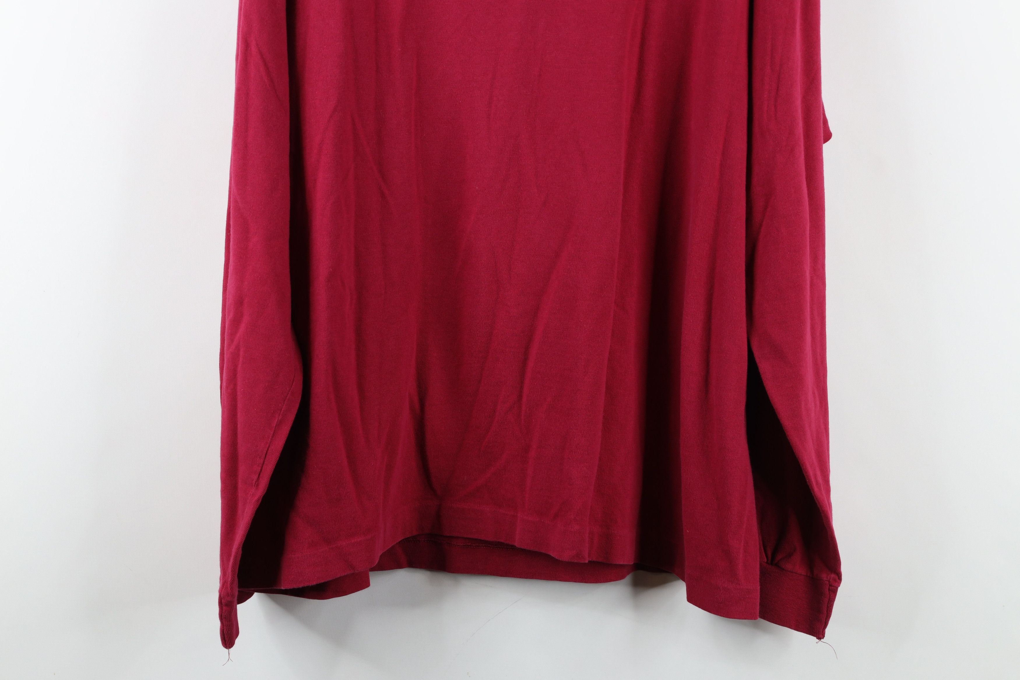 Vintage Vintage 90s Streetwear Mock Neck Long Sleeve T-Shirt USA Size US L / EU 52-54 / 3 - 12 Thumbnail