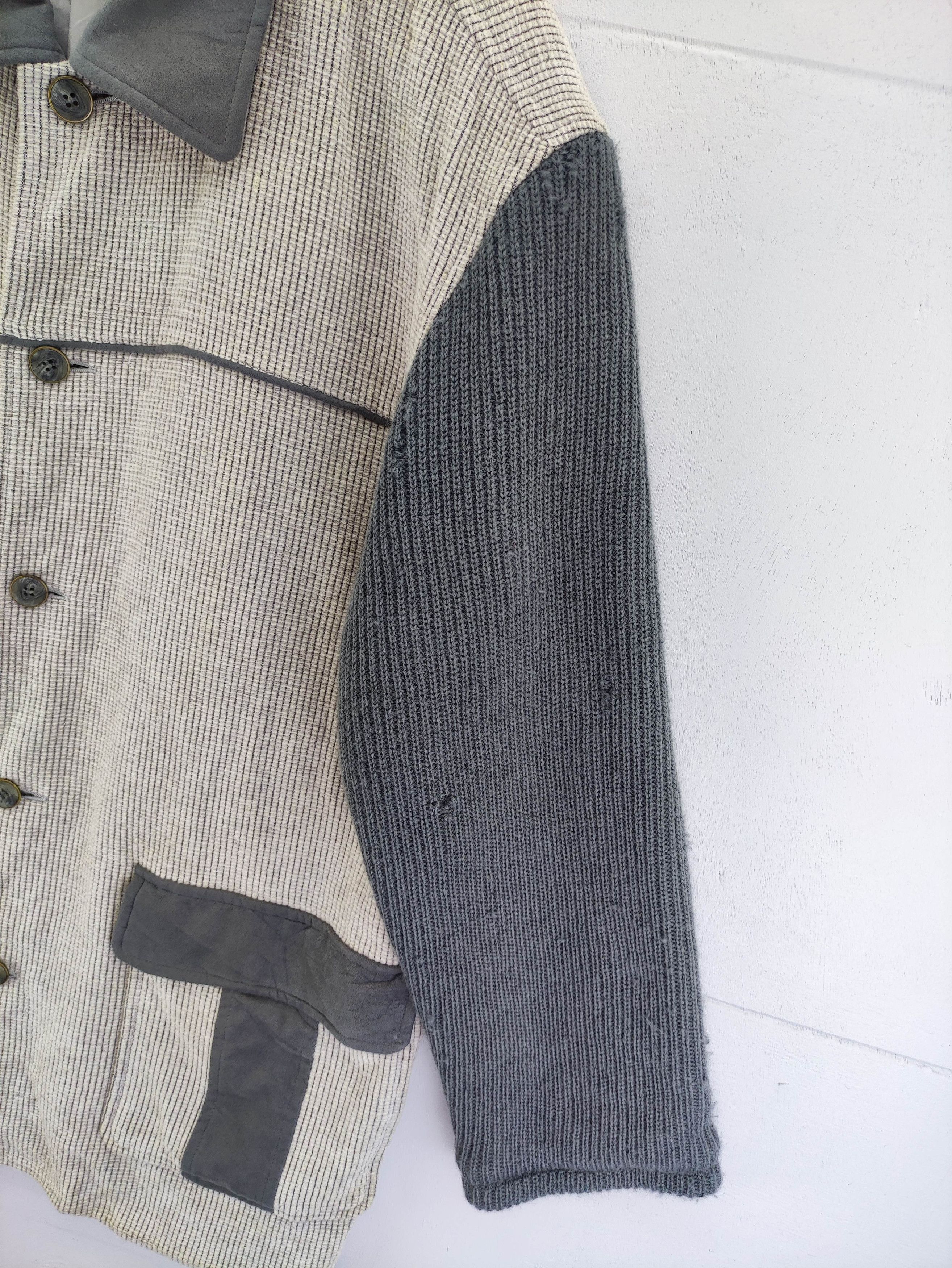 Balenciaga Balenciaga Sports Color Block Distressed Jacket Button Up Size US L / EU 52-54 / 3 - 3 Thumbnail