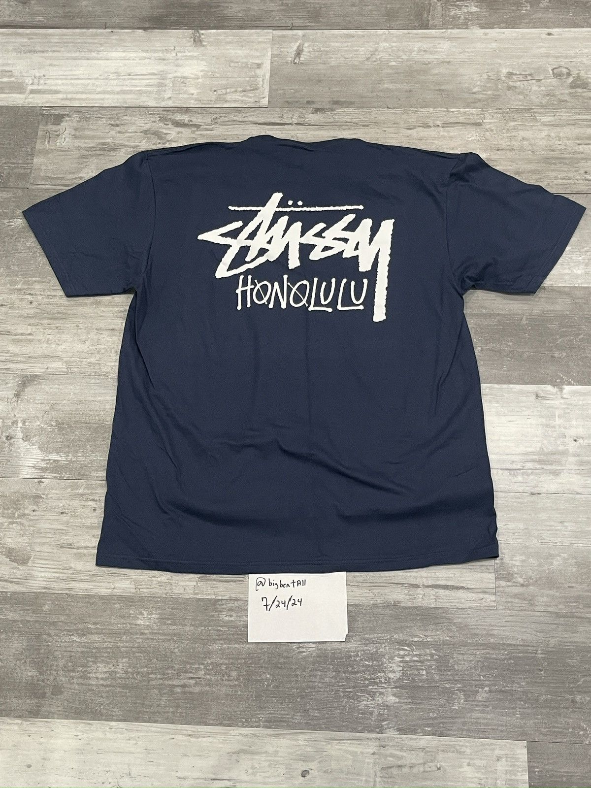 Streetwear × Stussy Stussy Honolulu t shirt XL | Grailed