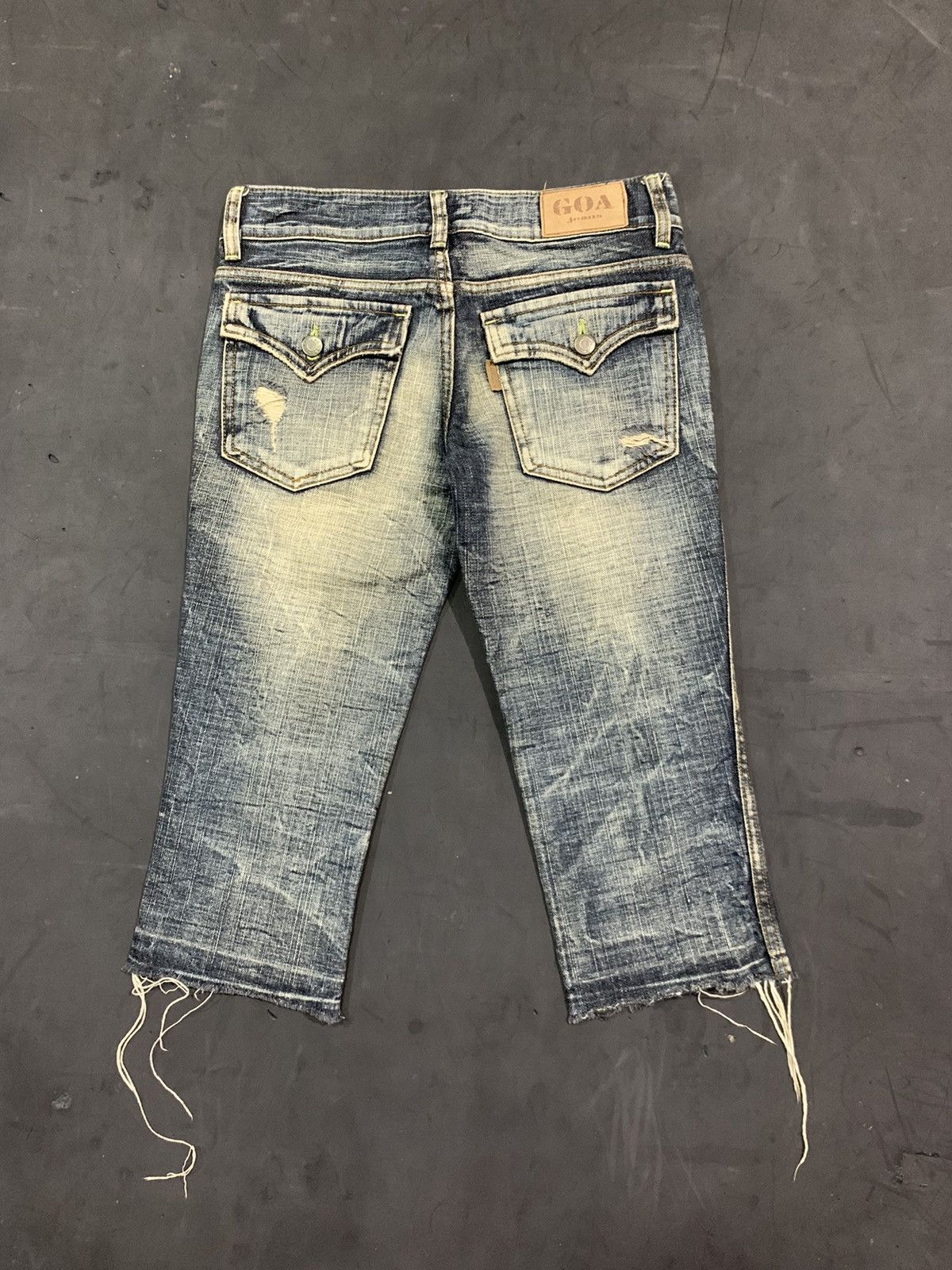 14th Addiction × If Six Was Nine × Le Grande Bleu (L.G.B.) 💸BINDINGOFFER💸G.O.A distressed jeans Size 28" / US 6 / IT 42 - 2 Thumbnail