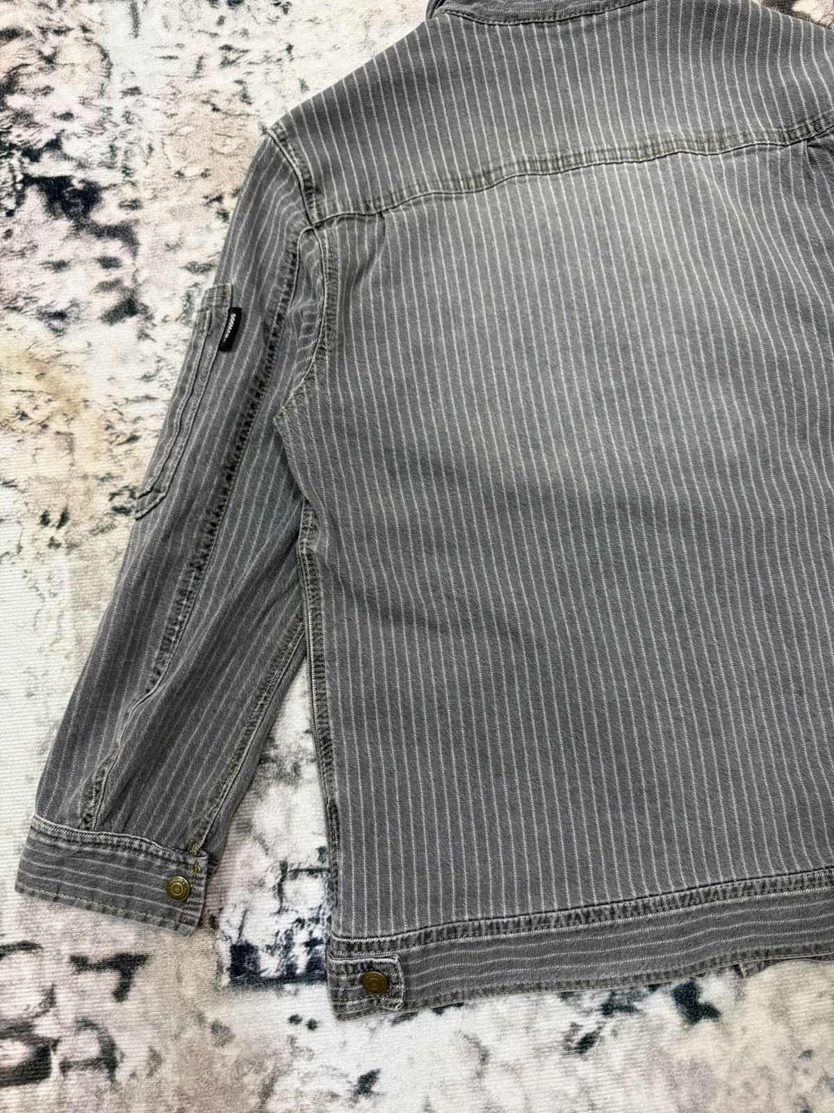 Japanese Brand Dogman Workwear Hickory Stripe Denim Jacket Size US S / EU 44-46 / 1 - 13 Thumbnail