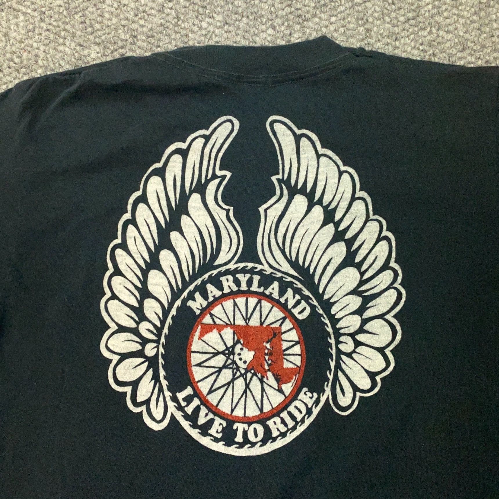 Vintage VINTAGE Desperado Cycle Supply Shirt Mens M Black Jersey Short Sleeve Crew Neck Motorcycle USA 80s 90s Concert/Marathon Graphic Print Pockets Size US M / EU 48-50 / 2 - 3 Thumbnail