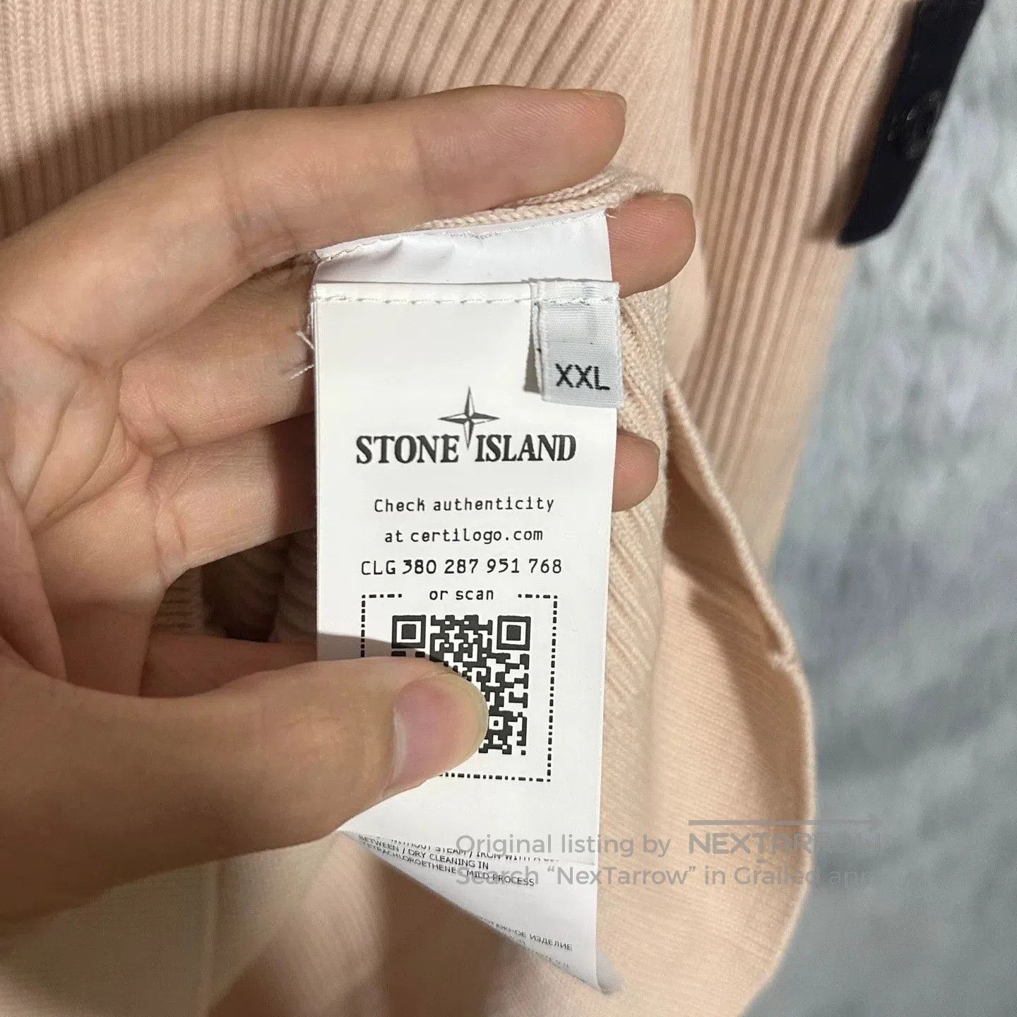 Stone Island stone island wool knitwear pink XXL size. Size US XXL / EU 58 / 5 - 6 Thumbnail