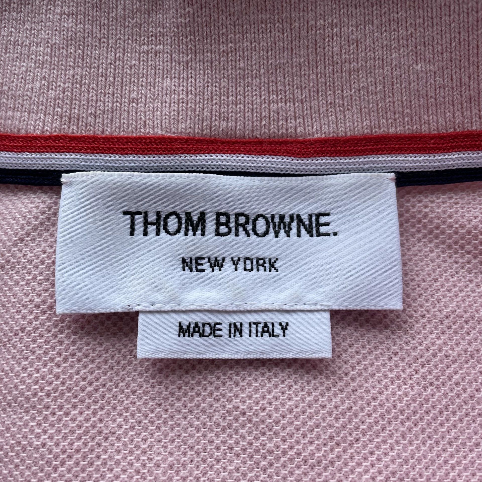 Thom Browne THOM BROWNE Pink Striped Button Polo Women 0 99New Size XS / US 0-2 / IT 36-38 - 5 Thumbnail