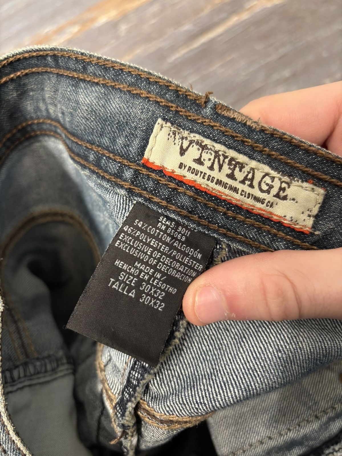 Vintage Y2K Route 66 Denim Robins Style Jeans Size US 31 - 8 Thumbnail